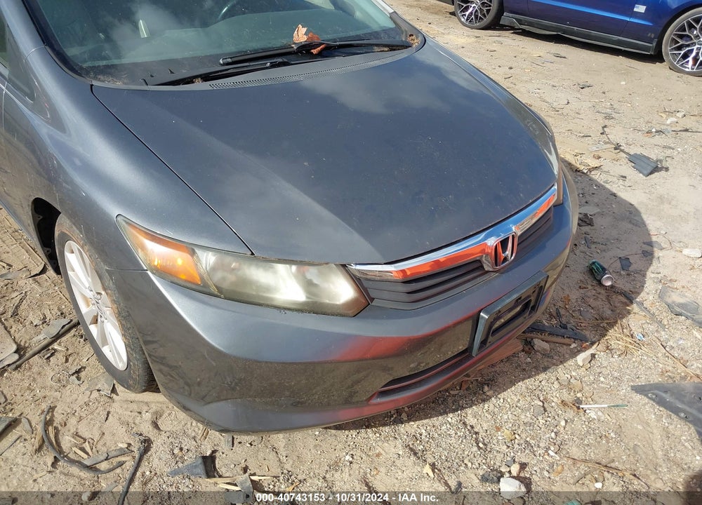 2012 HONDA CIVIC EX-L VIN: 2HGFB2F92CH331458