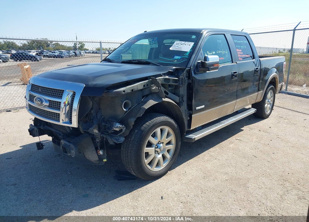 2012 FORD F-150 KING RANCH VIN: 1FTFW1CTXCKD47249