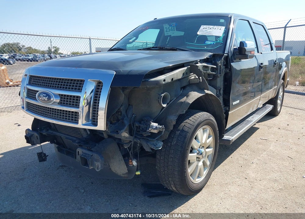 2012 FORD F-150 KING RANCH VIN: 1FTFW1CTXCKD47249