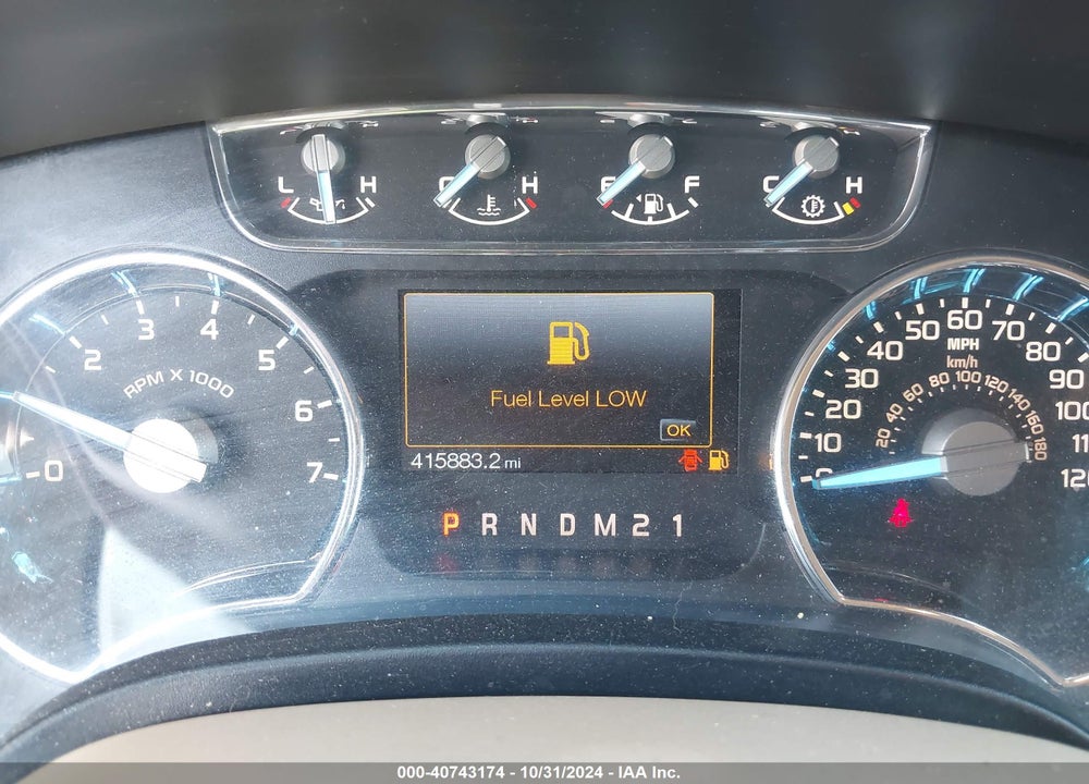 2012 FORD F-150 KING RANCH VIN: 1FTFW1CTXCKD47249
