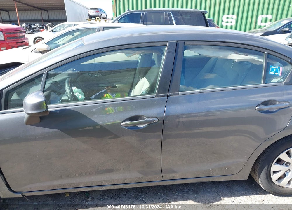 2012 HONDA CIVIC LX VIN: 19XFB2F58CE372085