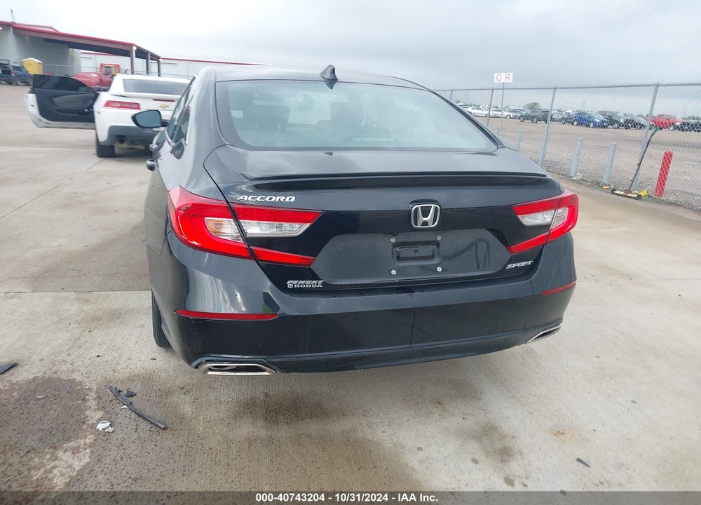 2022 HONDA ACCORD SPORT VIN: 1HGCV1F3XNA025416