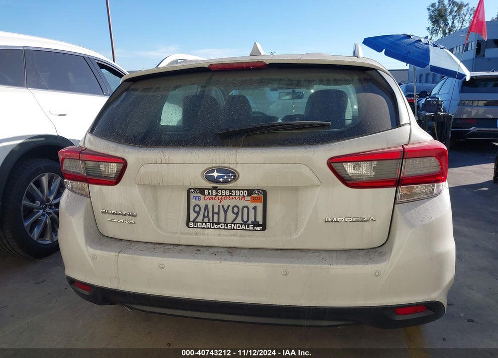 2022 SUBARU IMPREZA LIMITED 5-DOOR VIN: 4S3GTAU62N3716236