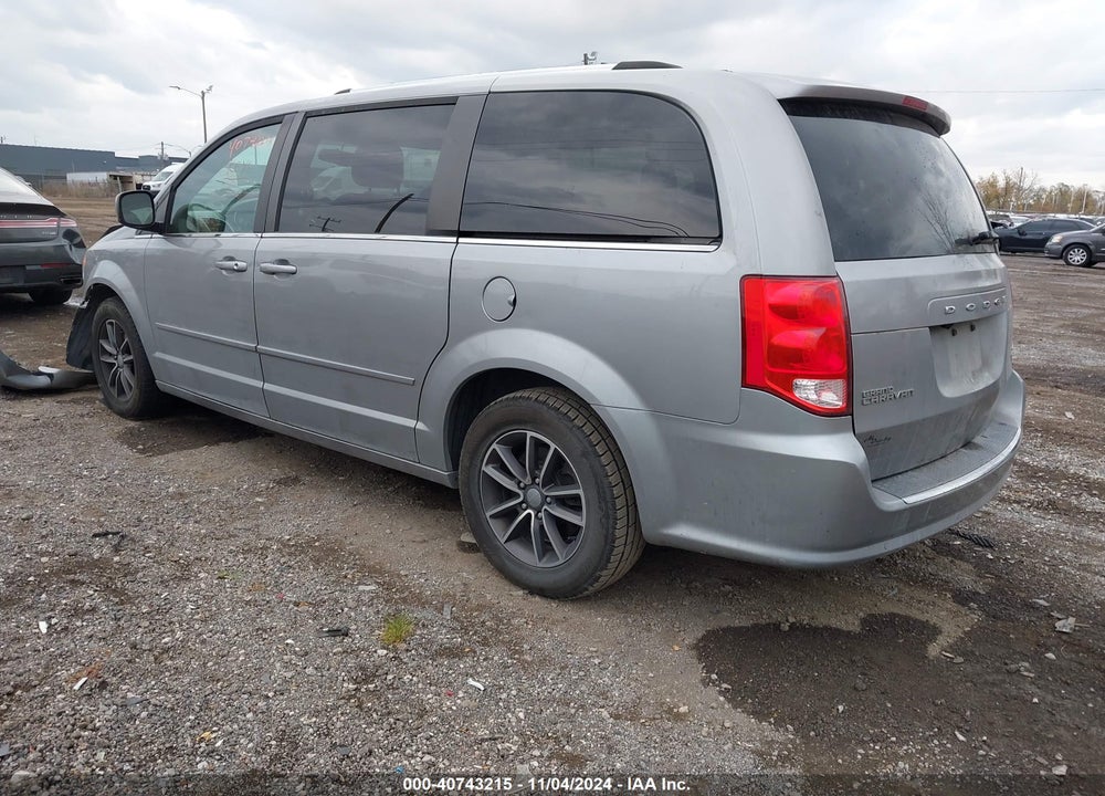 2017 DODGE GRAND CARAVAN VIN: 2C4RDGCG5HR605520
