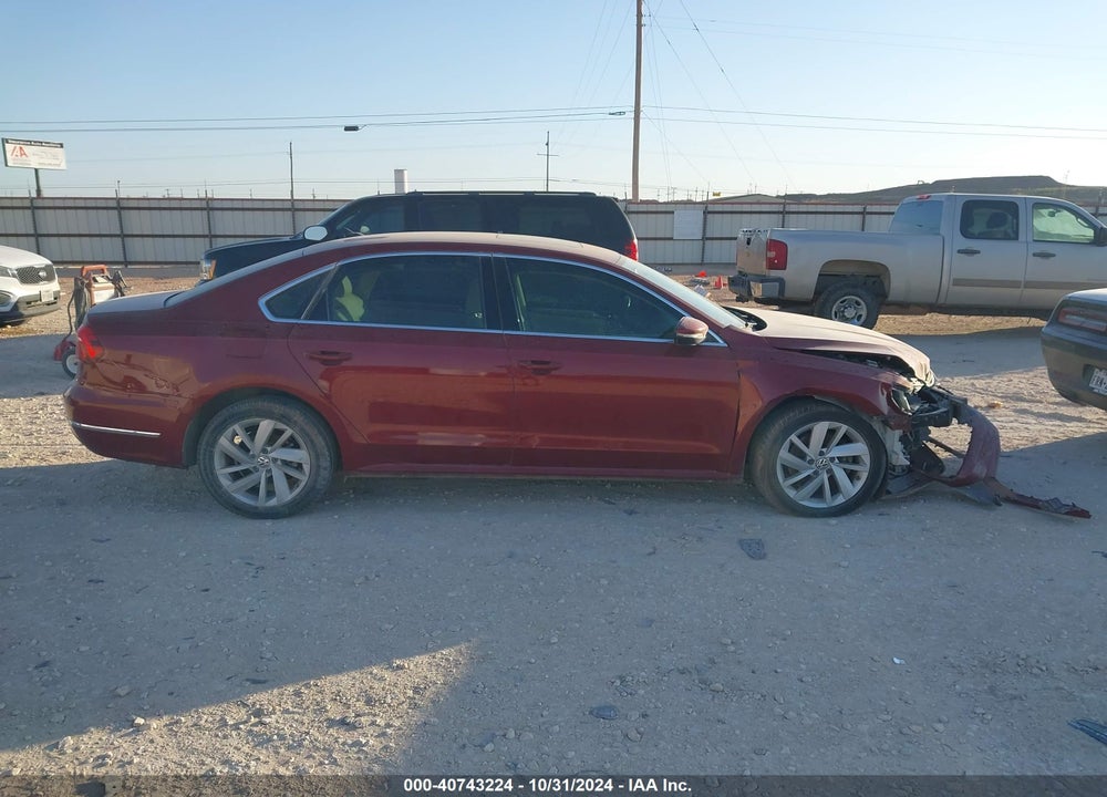 2018 VOLKSWAGEN PASSAT 2.0T SE VIN: 1VWBA7A31JC003753