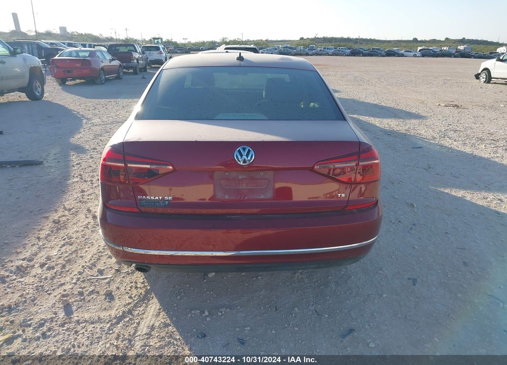2018 VOLKSWAGEN PASSAT 2.0T SE VIN: 1VWBA7A31JC003753