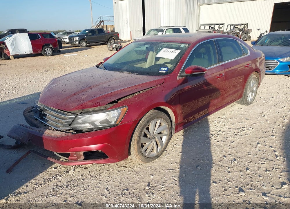 2018 VOLKSWAGEN PASSAT 2.0T SE VIN: 1VWBA7A31JC003753
