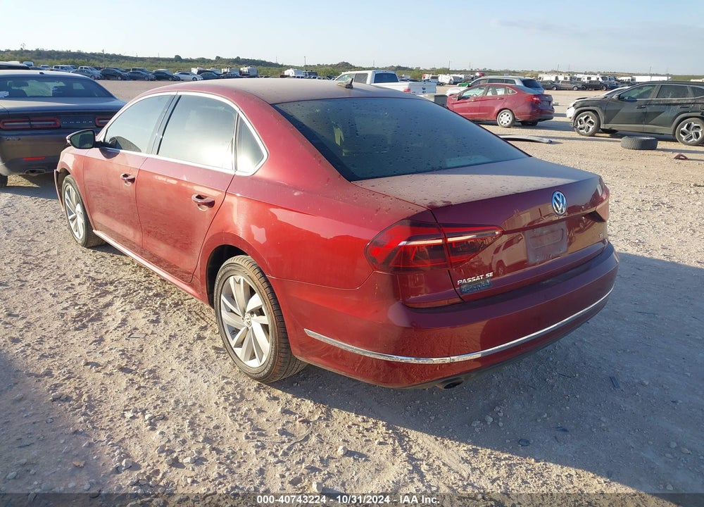2018 VOLKSWAGEN PASSAT 2.0T SE VIN: 1VWBA7A31JC003753