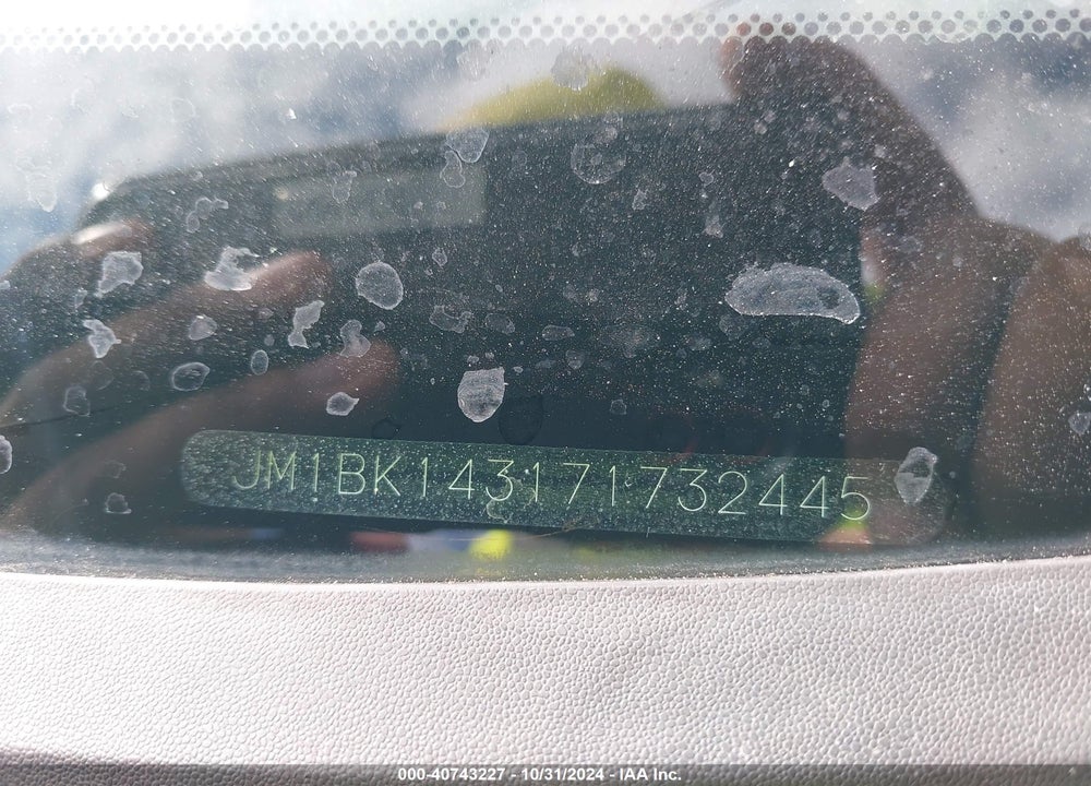 2007 MAZDA 3 VIN: JM1BK143171732445