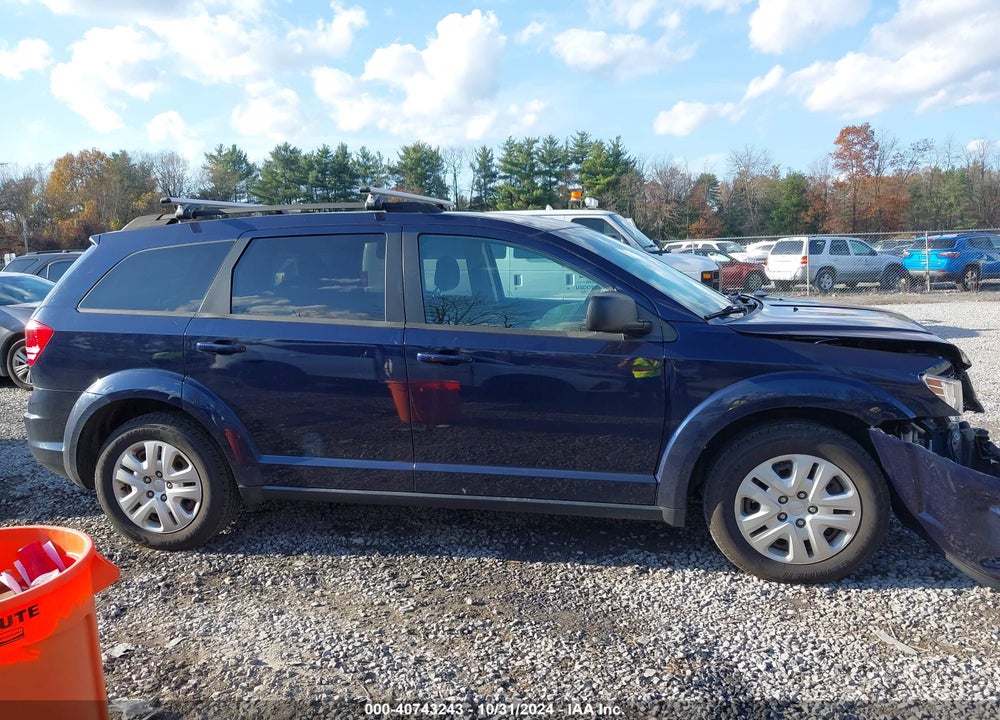 2019 DODGE JOURNEY SE VALUE PACKAGE VIN: 3C4PDCAB7KT747203