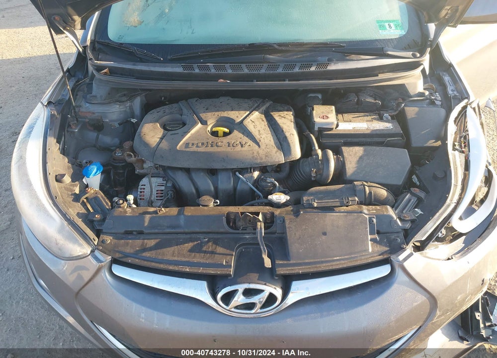 2014 HYUNDAI ELANTRA SE VIN: 5NPDH4AE5EH459577