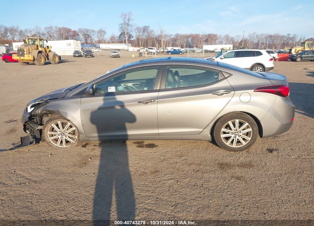 2014 HYUNDAI ELANTRA SE VIN: 5NPDH4AE5EH459577