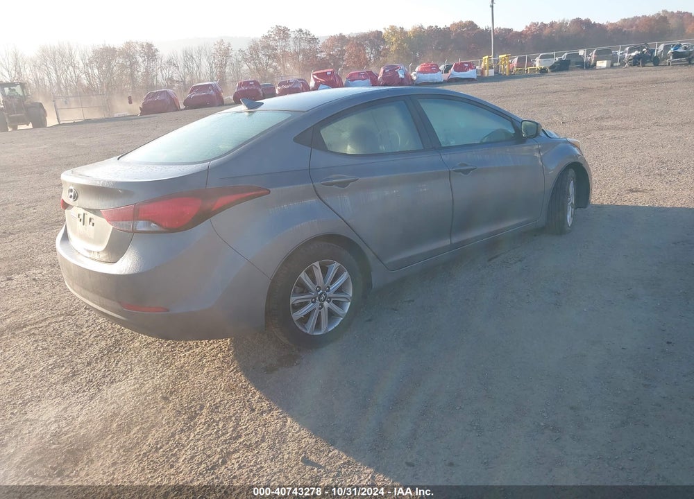 2014 HYUNDAI ELANTRA SE VIN: 5NPDH4AE5EH459577