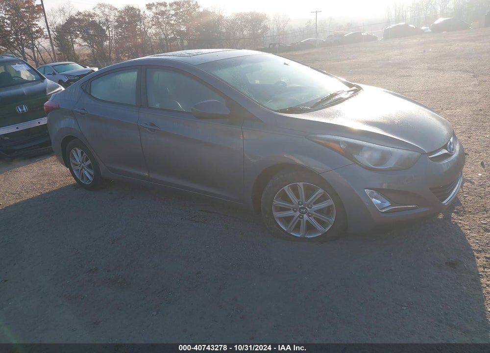2014 HYUNDAI ELANTRA SE VIN: 5NPDH4AE5EH459577
