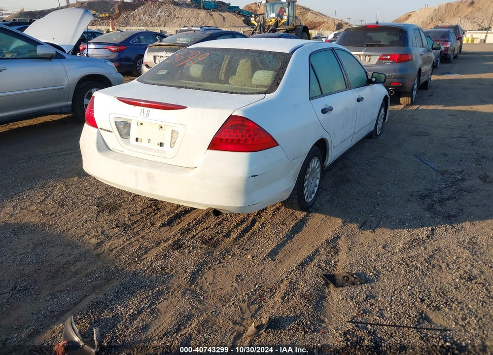 2007 HONDA ACCORD 2.4 VP VIN: 1HGCM56107A223613