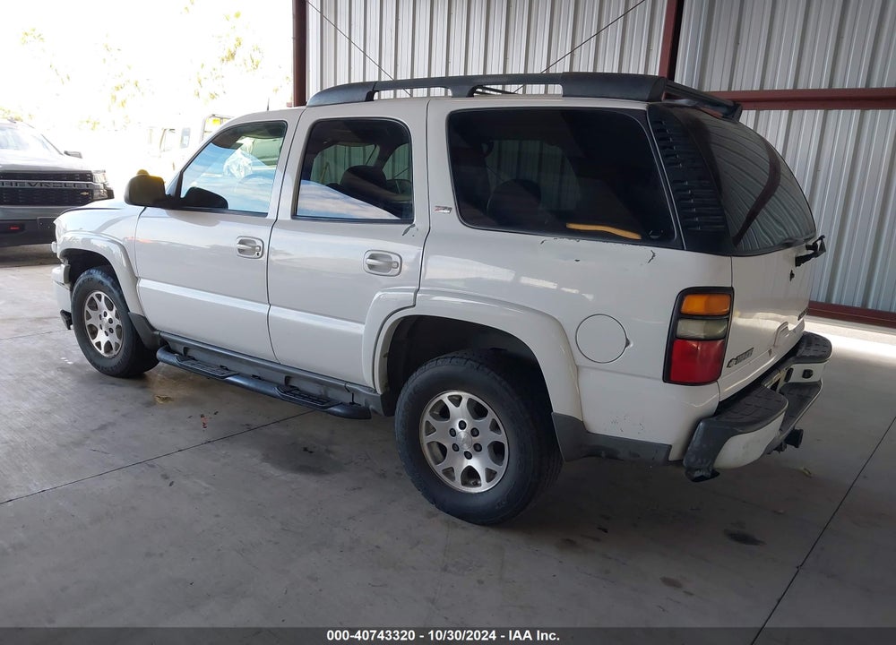 2005 CHEVROLET TAHOE Z71 VIN: 1GNEK13TX5R148677