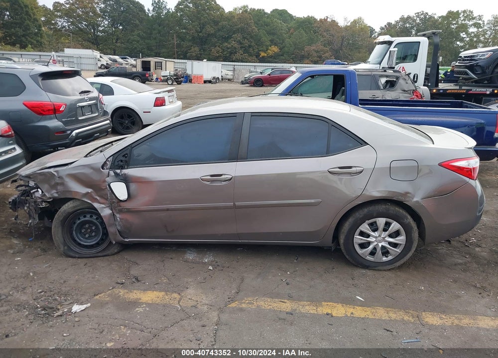 2014 TOYOTA COROLLA LE ECO VIN: 2T1BPRHE1EC005486