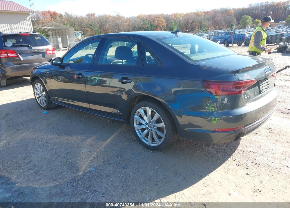 2018 AUDI A4 2.0T PREMIUM/2.0T TECH PREMIUM VIN: WAUDNAF48JA072236