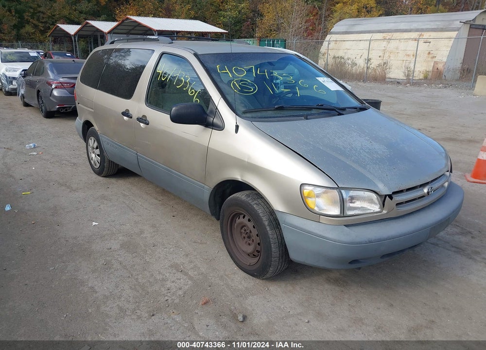 2000 TOYOTA SIENNA LE VIN: 4T3ZF13C4YU311469