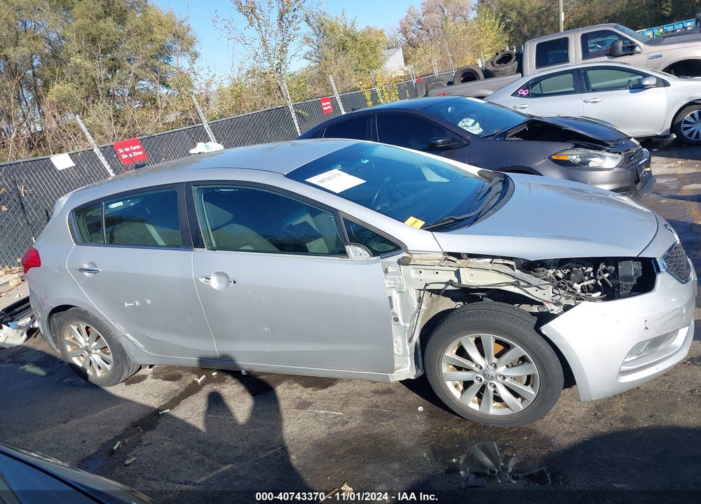 2015 KIA FORTE EX VIN: KNAFX5A82F5418589