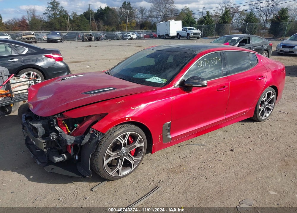 2018 KIA STINGER GT2 VIN: KNAE55LC6J6018864