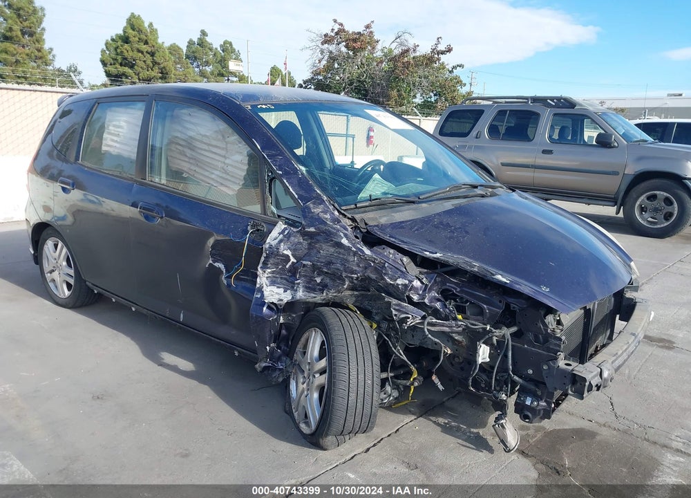 2008 HONDA FIT SPORT VIN: JHMGD37658S011055