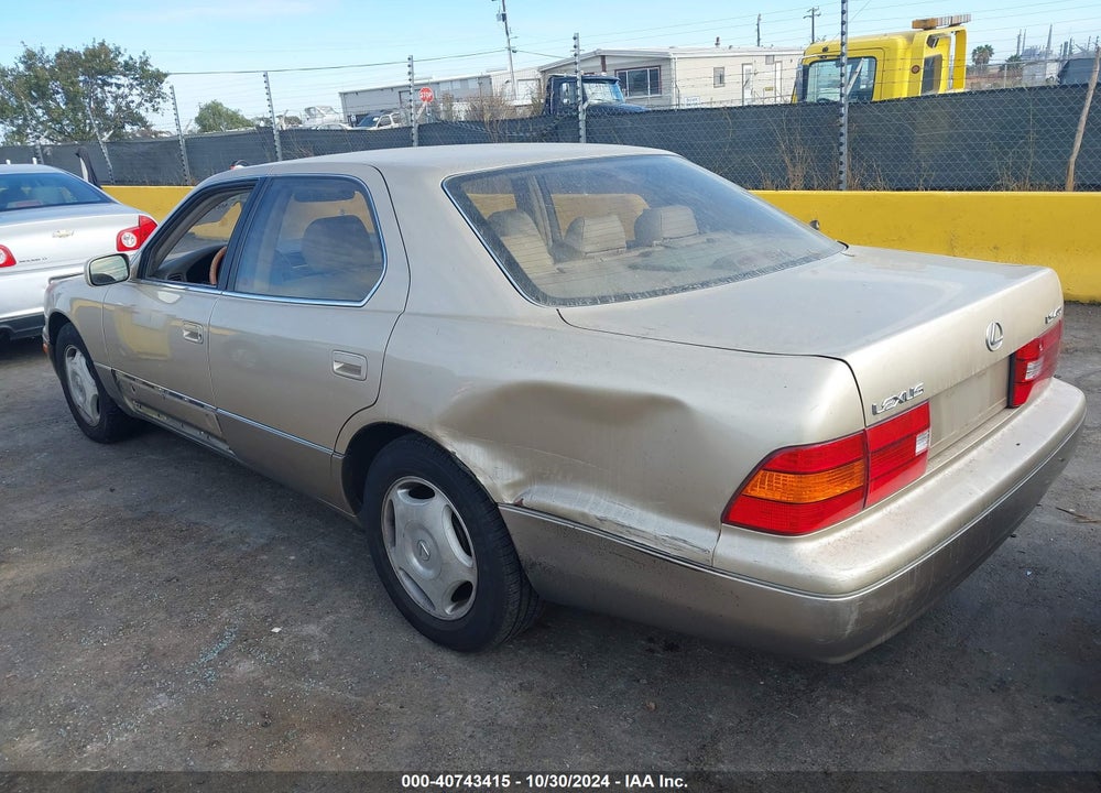 2000 LEXUS LS 400 VIN: JT8BH28F0Y0179348