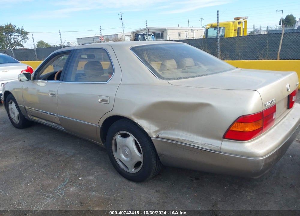 2000 LEXUS LS 400 VIN: JT8BH28F0Y0179348