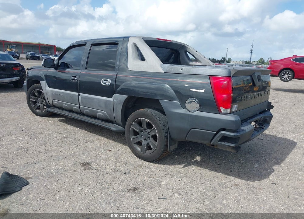 2003 CHEVROLET AVALANCHE 1500 VIN: 3GNEC13T43G262653