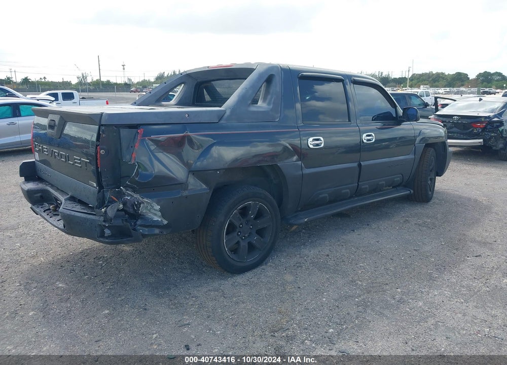 2003 CHEVROLET AVALANCHE 1500 VIN: 3GNEC13T43G262653