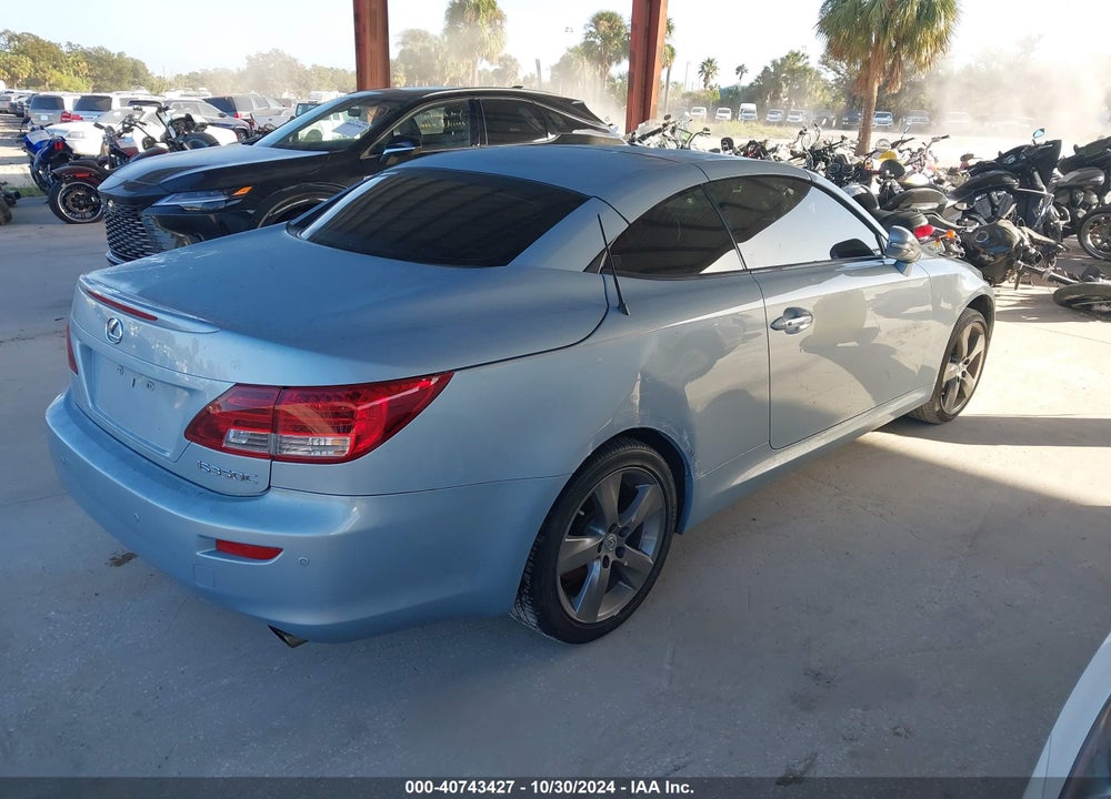 2011 LEXUS IS 350C VIN: JTHFE2C23B2506139