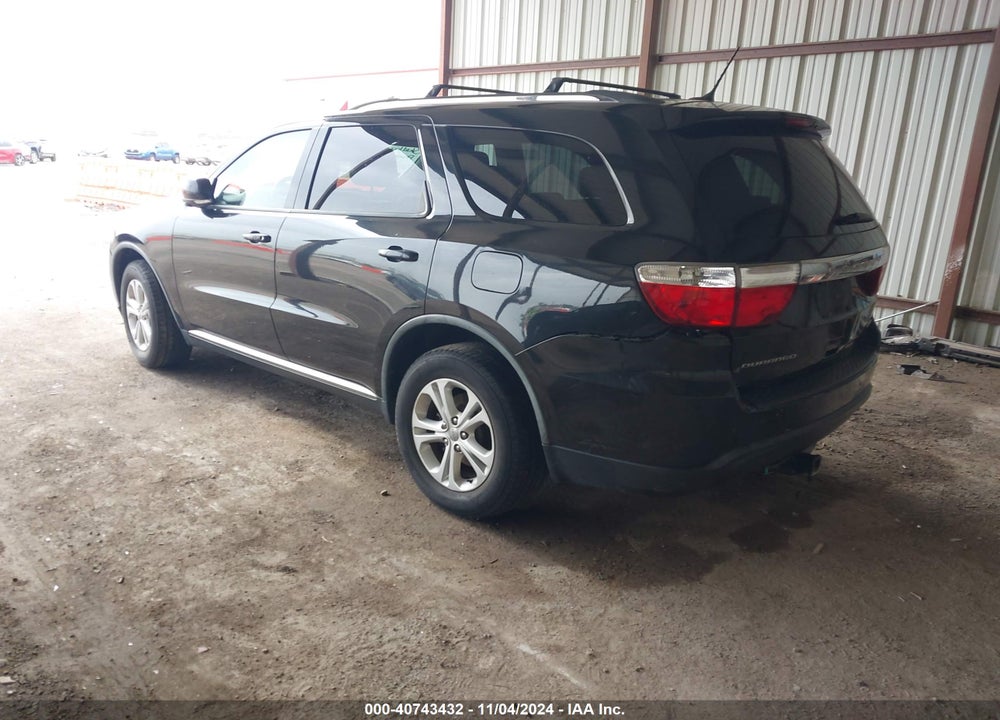 2012 DODGE DURANGO CREW VIN: 1C4RDHDG1CC181002
