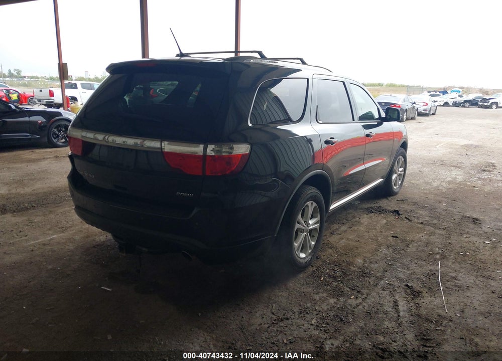 2012 DODGE DURANGO CREW VIN: 1C4RDHDG1CC181002