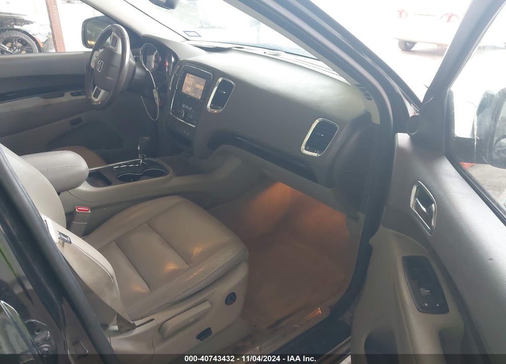 2012 DODGE DURANGO CREW VIN: 1C4RDHDG1CC181002
