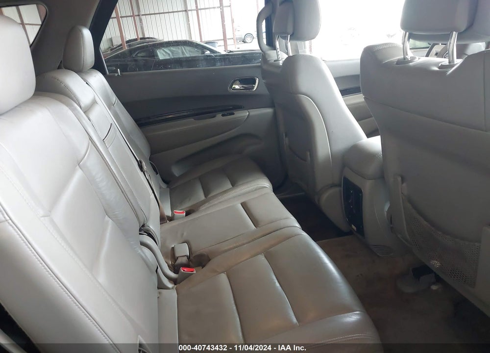 2012 DODGE DURANGO CREW VIN: 1C4RDHDG1CC181002