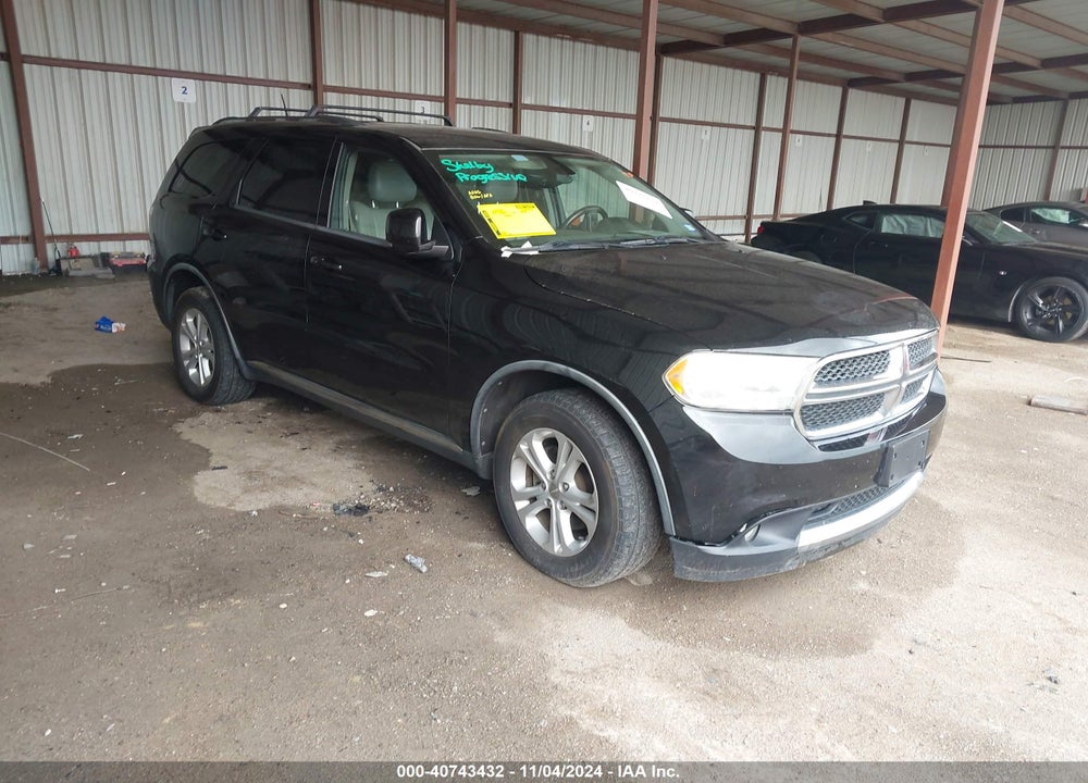 2012 DODGE DURANGO CREW VIN: 1C4RDHDG1CC181002