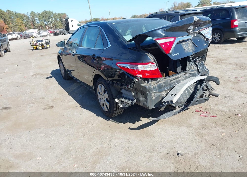 2016 TOYOTA CAMRY LE VIN: 4T4BF1FK5GR533438