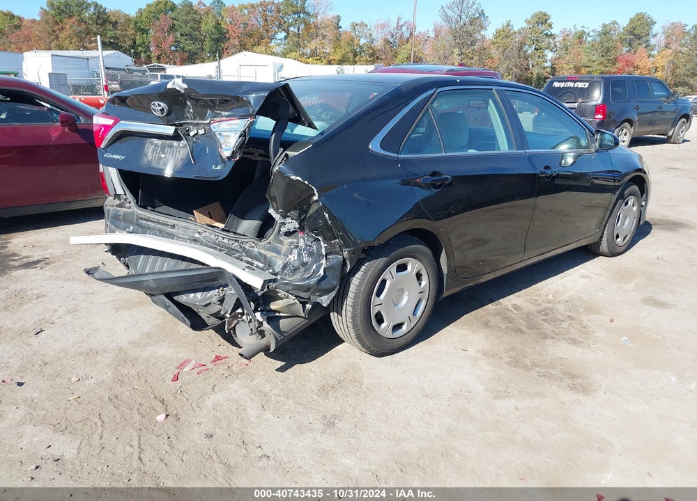 2016 TOYOTA CAMRY LE VIN: 4T4BF1FK5GR533438