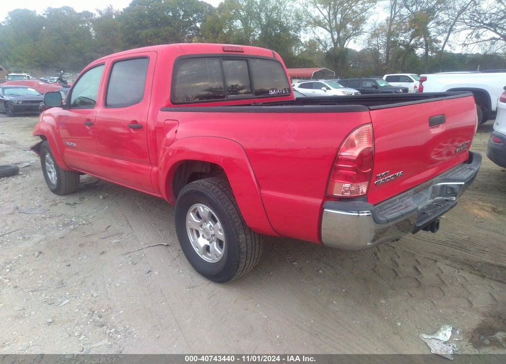 2008 TOYOTA TACOMA DOUBLE CAB PRERUNNER VIN: 5TEJU62N08Z474191