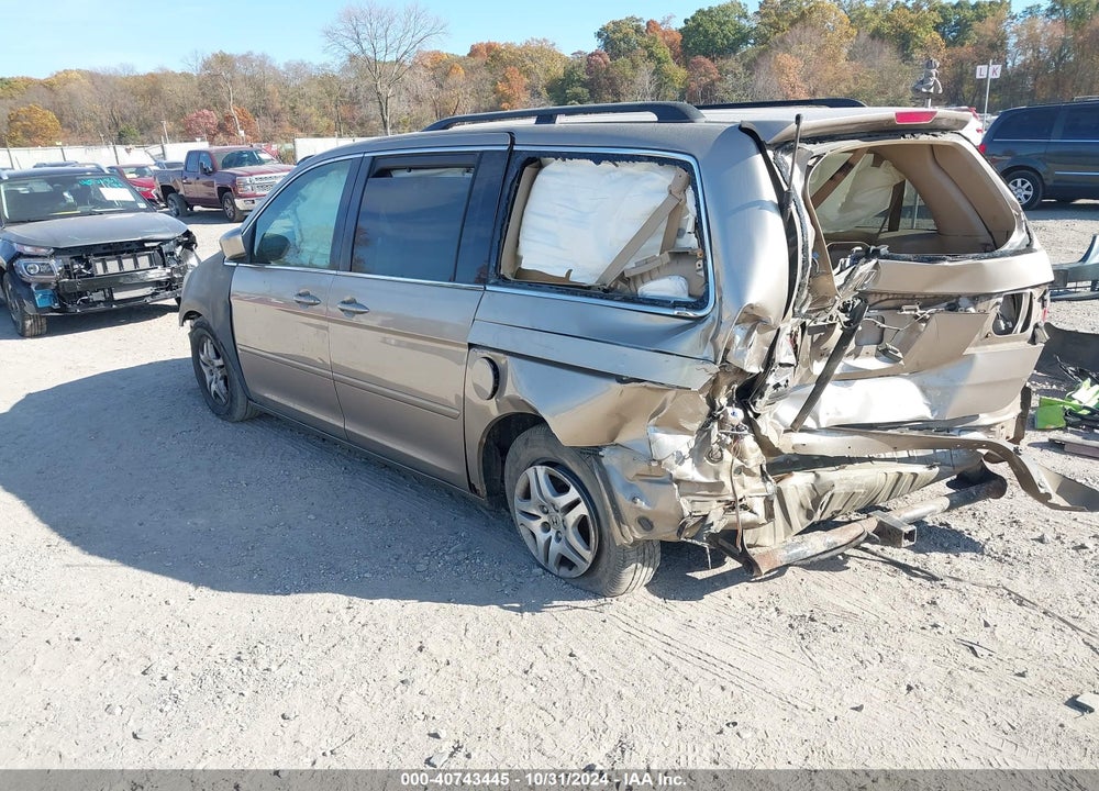 2007 HONDA ODYSSEY EX-L VIN: 5FNRL38607B134866