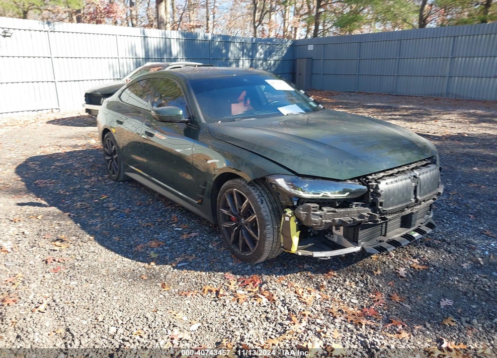 2022 BMW 430I GRAN COUPE VIN: WBA63AV06NFM74312
