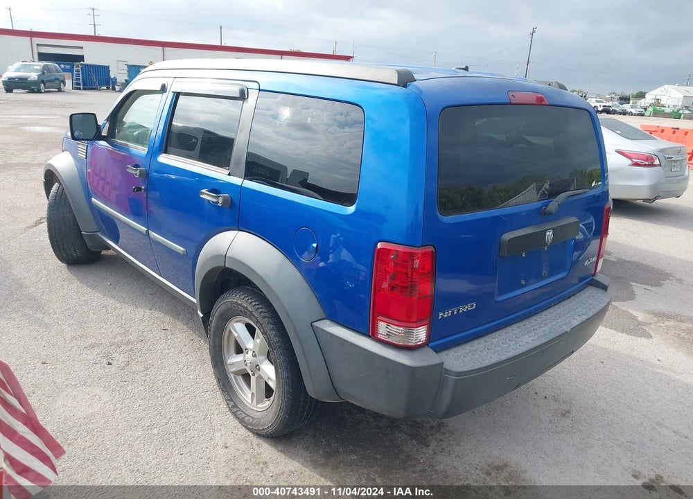 2008 DODGE NITRO SXT VIN: 1D8GU28K88W101463