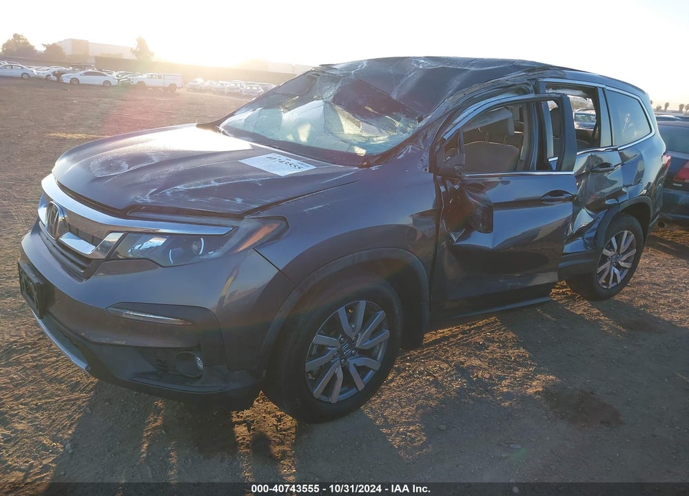 2020 HONDA PILOT 2WD EX VIN: 5FNYF5H36LB008669