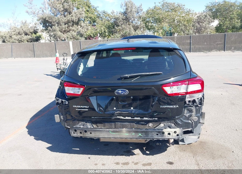 2019 SUBARU IMPREZA 2.0I VIN: 4S3GTAA62K3714776