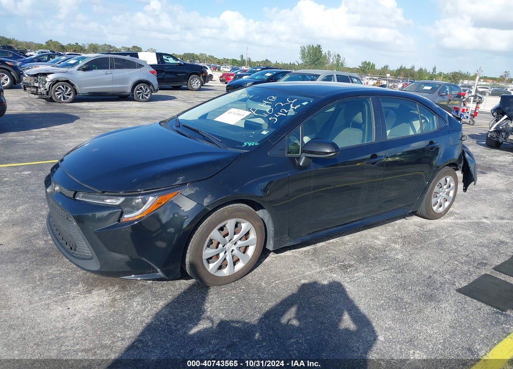 2021 TOYOTA COROLLA LE VIN: JTDEPMAE7MJ145426