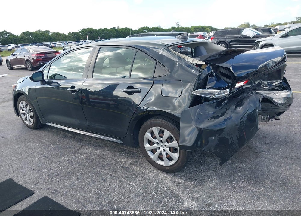 2021 TOYOTA COROLLA LE VIN: JTDEPMAE7MJ145426