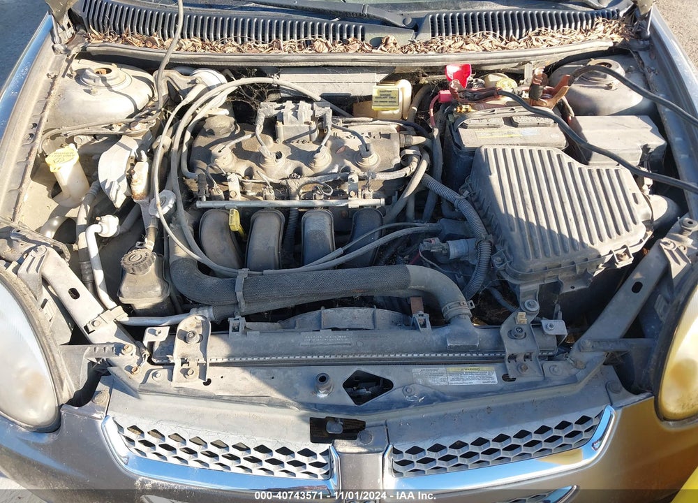 2005 DODGE NEON SE VIN: 1B3ES26C65D252706