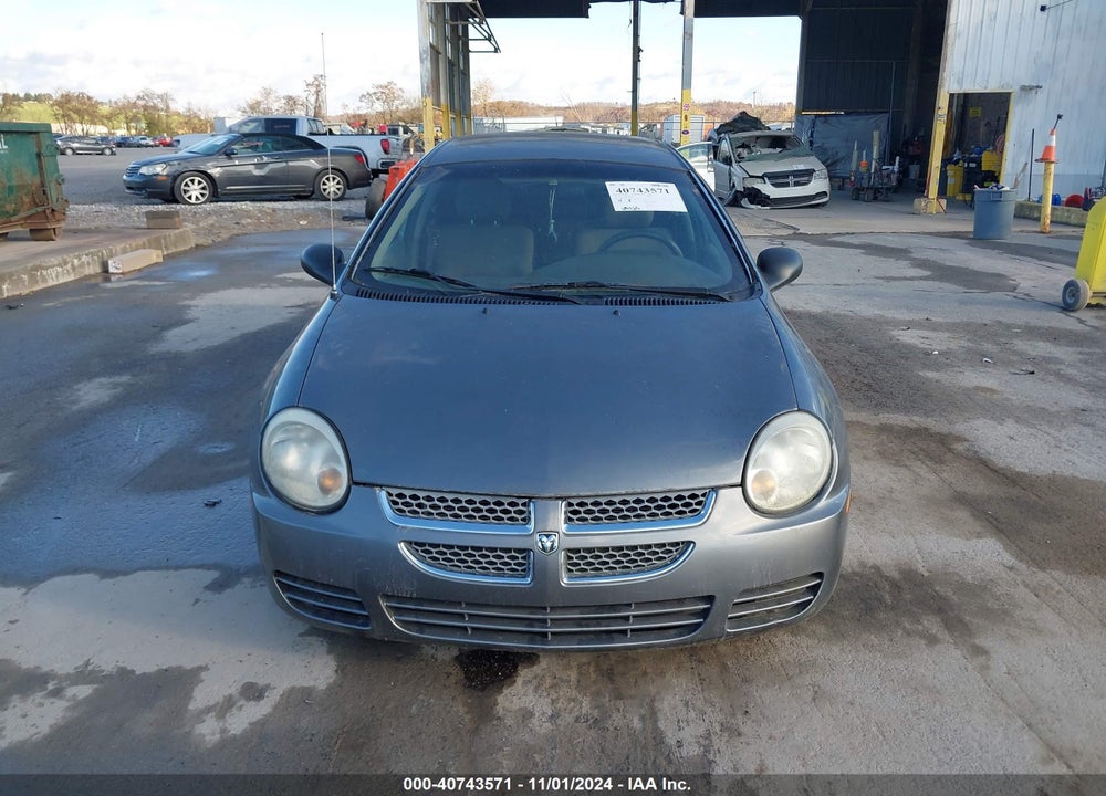 2005 DODGE NEON SE VIN: 1B3ES26C65D252706