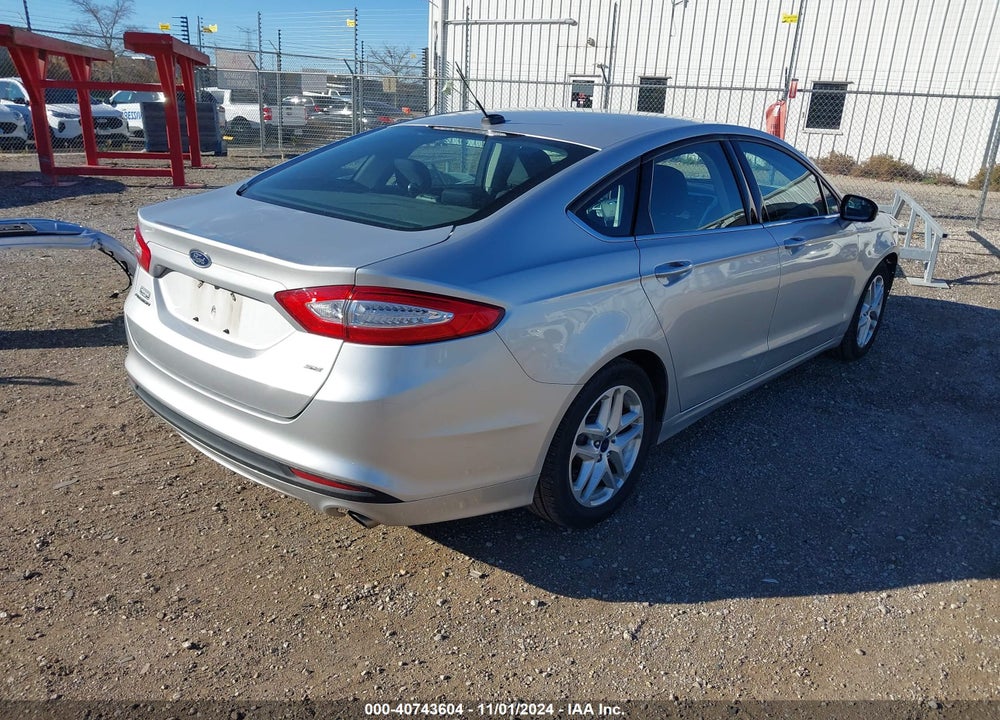 2016 FORD FUSION SE VIN: 3FA6P0H7XGR299228