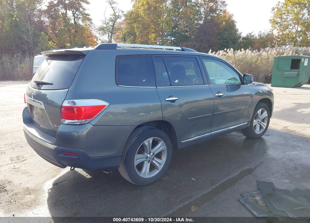2013 TOYOTA HIGHLANDER LIMITED V6 VIN: 5TDDK3EH4DS264143